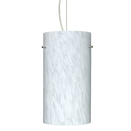 Besa Lighting Stilo 12 Cord Pendant, Carrera, Satin Nickel Finish, 1x150W Incandescent 1KX-412019-SN